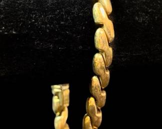 14k Gold Italian Bracelet 14.30g