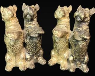 Begging Scottish Terrier Bookends