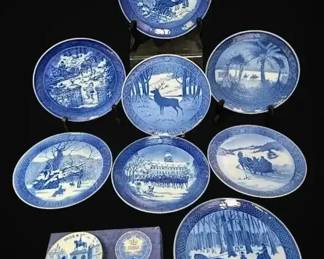 Animals Royal Copenhagen Winter Plates Horses, Deer  Camel