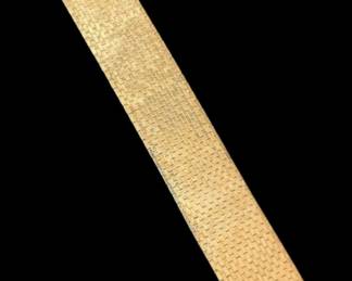 1 Wide 14k Gold Bracelet 63.35g