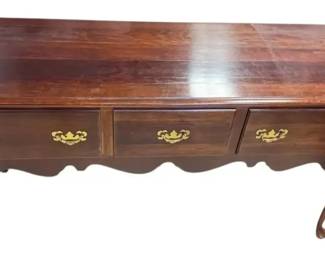 Three Drawer Sideboard Table