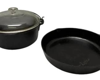 Lodge Cast Iron Dutch Oven 13 Skillet