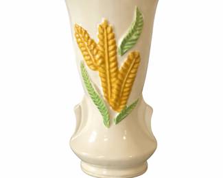 Corn Pattern Pottery Vase