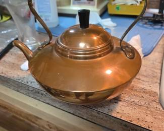 Copper teapot