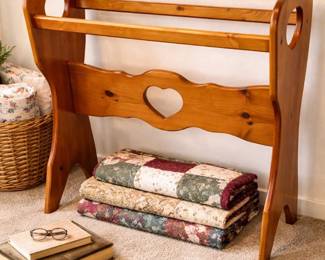 Heart Quilt Rack