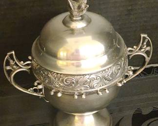 Victorian Silverplate Spooner