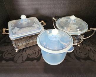 Fry Glass Casserole Dishes and Covered Dish