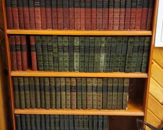 Vintage Bookcase full of Classic Books