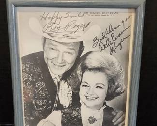 Signed Roy Rogers & Dale Evans Picture