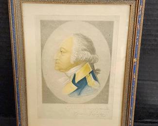 Lithograph of George Washington