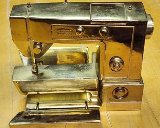 Montgomery Ward Gold Mini Sewing Machine