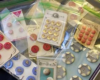 Vintage Button Cards