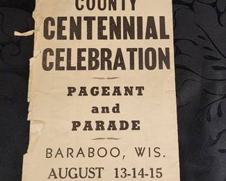 1948 Sauk Co. Brochure and Map