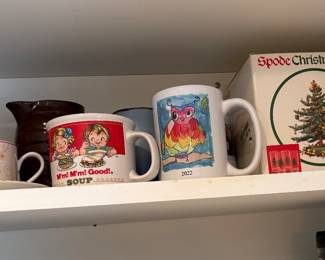 Spode stemware more in the basement