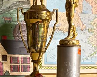 2 nice 1950’s trophies 
