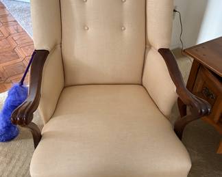 Nice older chair that’s been reupholstered recently
$50