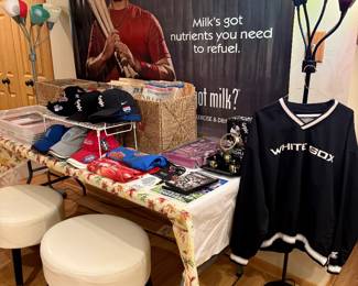 3 x oval footstools & multi 5 head lamps