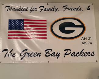 Green Bay packers banner