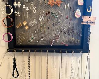 Jewelry. Necklaces. Earrings 