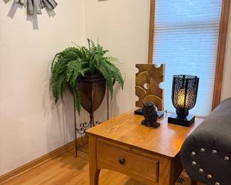 Home decor & A.A Laun solid wood side table 