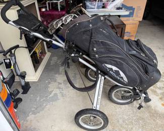 Sun Mountain S-One golf bag and caddy