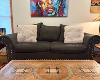 Corinthian Furniture studded large sofa 