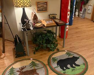 1500pc framed puzzle & round rugs