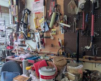 Garden tools. Garage tools