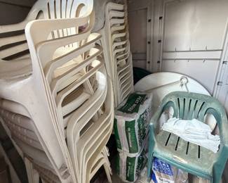 Plastic chairs