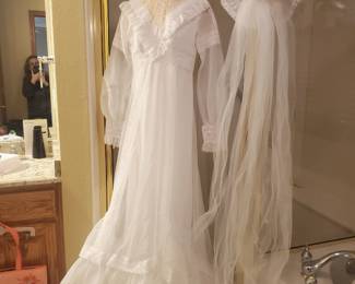 vintage wedding dress