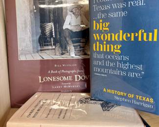 A Book of Photographs from Lonesome Dove-signed by Bill Wittliff, Big Wonderful Thing- signed by Stephen Harrigan