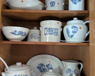 Blue and Grey Stoneware