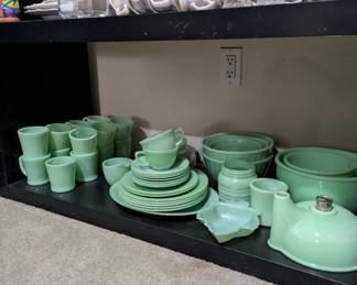 Vintage Jadeite dishes
