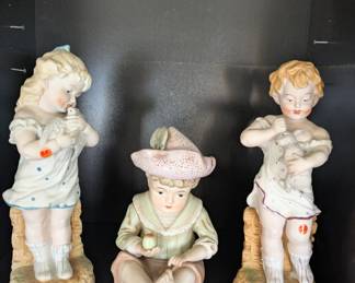 Vintage German Bisque Figurines