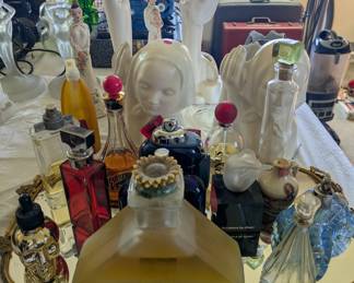 Perfume Bottles/Mirrored Italian Vanity