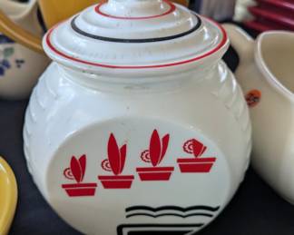 Vintage Anchor Hocking Vitrock milk glass grease jar 1940s.