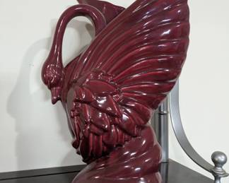 Vintag Ceramic Swan Vase