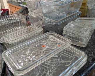 Vintage Federal Glass Refrigerator Items