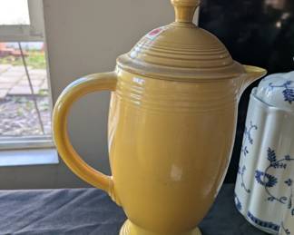 Vintage Fiesta ware coffee pot