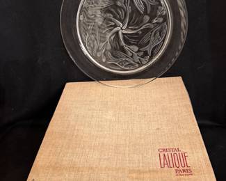 Several Lalique annual plates 1967-1973 in boxes