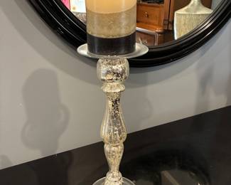 Candle holder and very large selection of pillar candles!