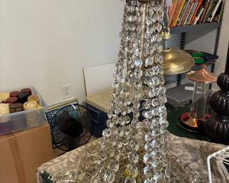crystal hanging chandelier