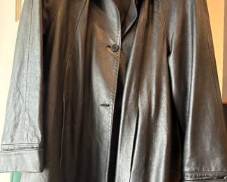 Overland Leather ladies coat