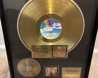 WynonnaJudd gold record, cassette and CD