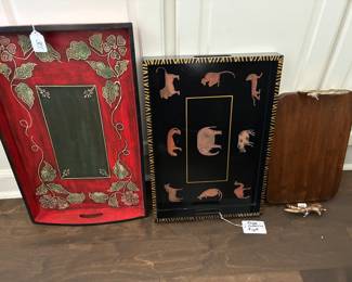 Nice selection of serving trays 