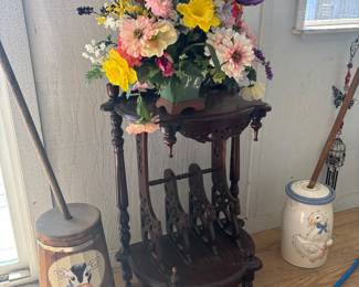 Antique magazine table