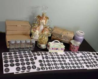 Kitchen Spice Jar and Decor Mystery Lot