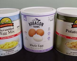 Emergency Food Prep Eggs and Potato Shreds