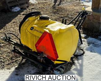 John Deere Single Tank 55 Gallon Sprayer