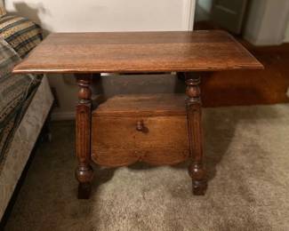 Tiger Oak Library Table